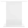 Glänzend weiße Aquariumhalterung aus Holzwerkstoff, 75 x 36 x 72,5 cm von vidaXL, Aquarium unterstützt - Ref: Foro24-833649, ...