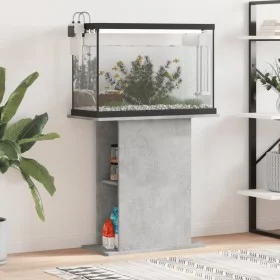 Concrete gray engineered wood aquarium support 75x36x72.5cm by vidaXL, Aquarium supports - Ref: Foro24-833651, Price: 58,76 €...