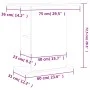 Soporte de acuario madera ingeniería gris hormigón 75x36x72,5cm de vidaXL, Soportes para acuarios - Ref: Foro24-833651, Preci...