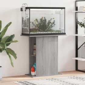 Sonoma gray engineered wood aquarium support 36x75x72.5 cm by vidaXL, Aquarium supports - Ref: Foro24-833653, Price: 53,07 €,...
