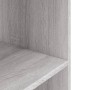 Soporte de acuario madera ingeniería gris Sonoma 36x75x72,5 cm