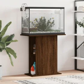 Aquarium support engineered wood brown oak 36x75x72.5 cm by vidaXL, Aquarium supports - Ref: Foro24-833654, Price: 51,97 €, D...
