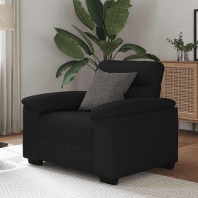 Sillón de tela negro 60 cm Sillón de tela negro 60 cm