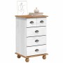 Cajón de Gaveta con cajón ASKIM Blanco 45.8 x 40 x 79 cm