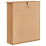 Hutch ASKIM Marrón 91 x 30 x 104 cm Madera maciza de pino