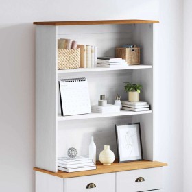Hutch ASKIM Blanco 91 x 30 x 104 cm Madera maciza de pino