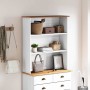 Hutch ASKIM Blanco 91 x 30 x 104 cm Madera maciza de pino