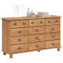 Cajón de Gaveta con cajón ASKIM Marrón 79 x 40 x 133.5 cm
