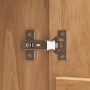 Vitrina ASKIM Marrón 133.5 x 40 x 79 cm Madera maciza de pino