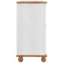 Vitrina ASKIM 133.5 x 40 x 79 cm Madera maciza de pino