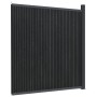 Panel de valla WPC gris 173x186 cm