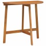 Conjunto bistro 3 pcs Marrón madera maciza de acacia