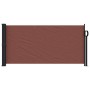 Toldo lateral retráctil marrón 100x300 cm