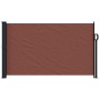 Toldo lateral retráctil marrón 117x300 cm
