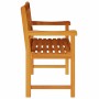 Banco de jardín Marrón 110 x 56 x 90cm Madera maciza de Acacia