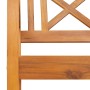 Banco de jardín Marrón 150 x 56 x 90cm Madera maciza de Acacia