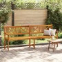 Banco de jardín Marrón 220 x 56 x 90cm Madera maciza de Acacia