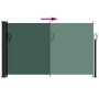 Toldo lateral retráctil verde oscuro 117x300 cm