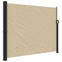 Toldo lateral retráctil beige 160x300 cm