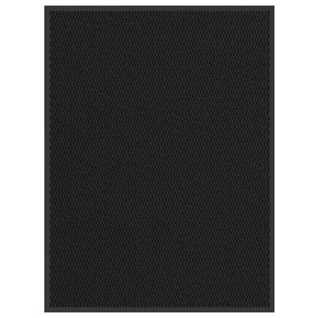 Felpudo negro 80x120 cm