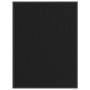 Felpudo negro 80x120 cm