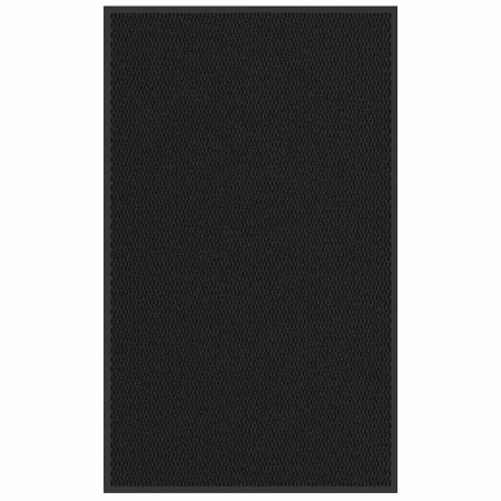 Felpudo negro 90x150 cm