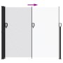 Toldo lateral retráctil blanco 180x300 cm