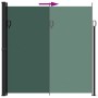 Toldo lateral retráctil verde oscuro 200x300 cm