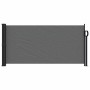 Toldo lateral retráctil gris antracita 100x500 cm