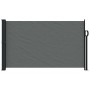 Toldo lateral retráctil gris antracita 120x500 cm