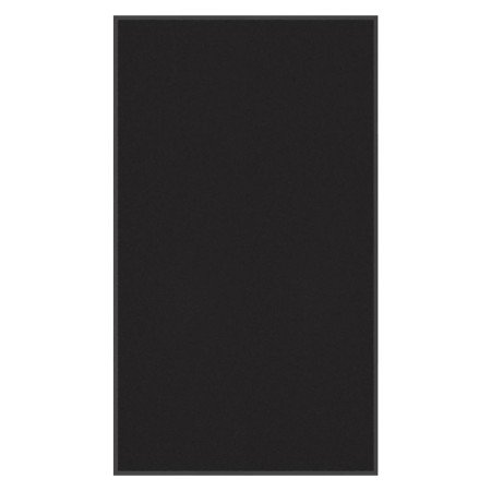 Felpudo negro 115x200 cm