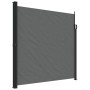 Toldo lateral retráctil gris antracita 200x500 cm