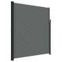 Toldo lateral retráctil gris antracita 220x500 cm