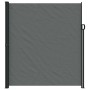 Toldo lateral retráctil gris antracita 220x500 cm