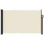 Toldo lateral retráctil crema 120x600 cm