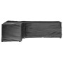 Funda para muebles de jardín forma de L 18 ojales 220x285x80 cm