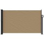 Toldo lateral retráctil gris taupe 120x600 cm