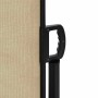 Toldo lateral retráctil beige 140x600 cm