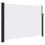 Toldo lateral retráctil blanco 140x600 cm