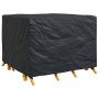 Funda para muebles de exterior Negro 125 x 125 x 74 cm 420D