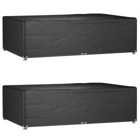 Garden furniture covers 2 units 12 eyelets rectangular 227x152x65 cm by vidaXL, Garden furniture covers - Ref: Foro24-3155352...
