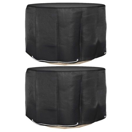 Garden furniture covers 2 pcs 6 eyelets round Ø125x75 cm by vidaXL, Garden furniture covers - Ref: Foro24-3155343, Price: 23,...