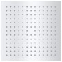 Cabezal de ducha cuadrado efecto lluvia acero inoxidable 25x25