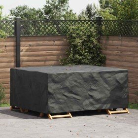 Funda para muebles de exterior Negro 200 x 160 x 70 cm 210D