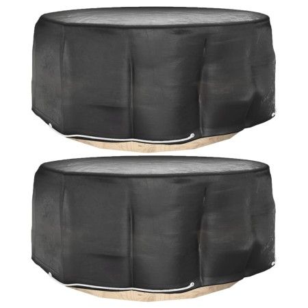 Garden furniture covers 2 units 10 eyelets round Ø260x90cm by vidaXL, Garden furniture covers - Ref: Foro24-3155358, Price: 5...