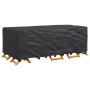 Funda para muebles de exterior Negro 220 x 110 x 70 cm 600D