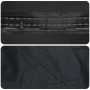 Funda para muebles de exterior Negro 229 x 113 x 73 cm 600D