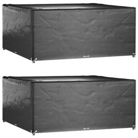 Gartenmöbelabdeckungen 2 Stück 16 Ösen quadratisch 300x300x75 cm von vidaXL, Abdeckungen für Gartenmöbel - Ref: Foro24-315536...