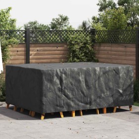 Funda para muebles de exterior Negro 240 x 190 x 90 cm 600D