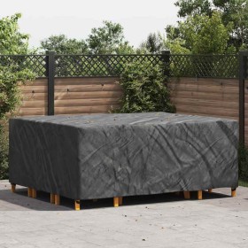 Funda para muebles de exterior Negro 250 x 210 x 90 cm 600D